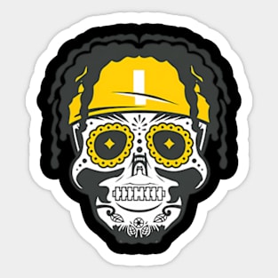 Justin Fields Pittsburgh Sugar Skull Sticker